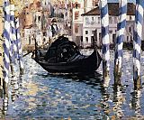 Canal Canvas Paintings - The Grand Canal, Venice I